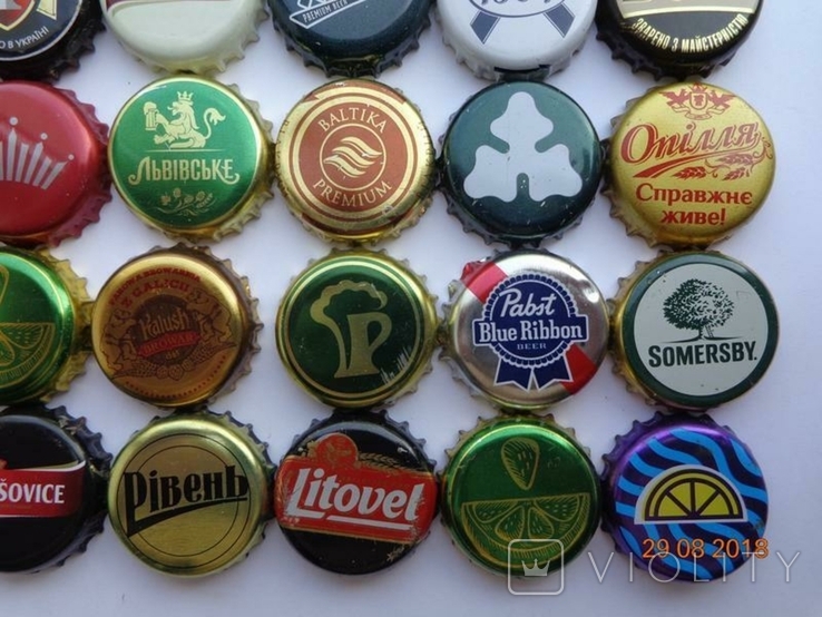 A set of beer caps of modern Ukraine (48 pcs., 29 varieties), photo number 6