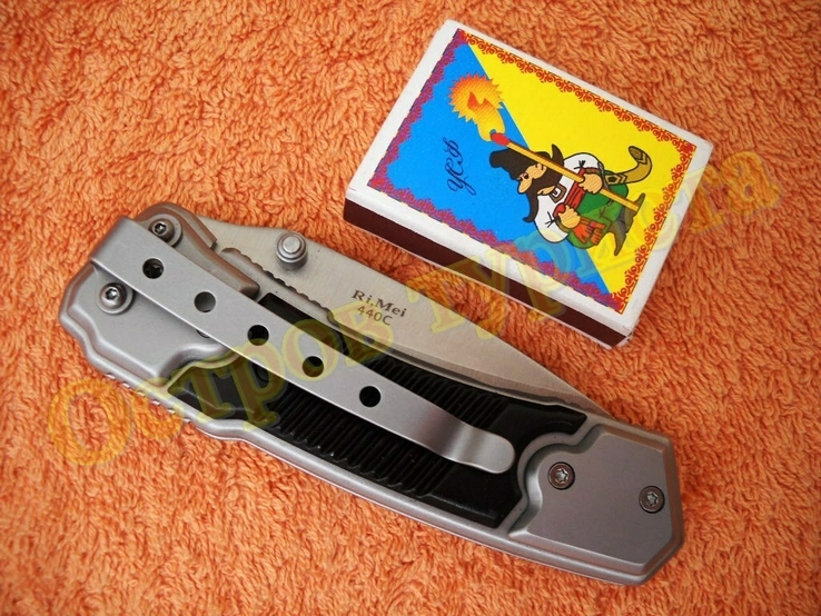 Нож складной Ri Mei 5983 сталь 440С клипса 17см, фото №8