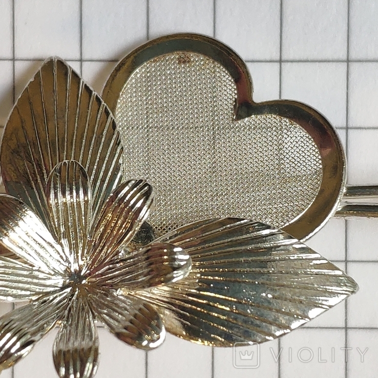 Vintage brooch in the form of a flower, Germany, photo number 9