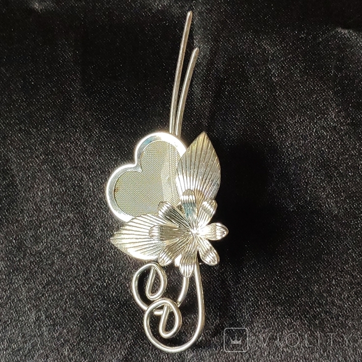 Vintage brooch in the form of a flower, Germany, photo number 12