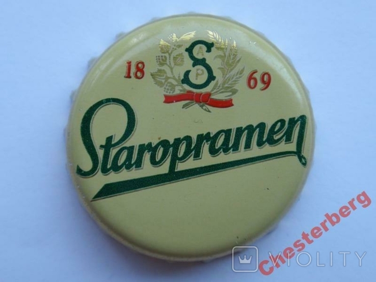 Beer cap "Staropramen 1869" (Pivovary Staropramen, Prague, Czech Republic)1