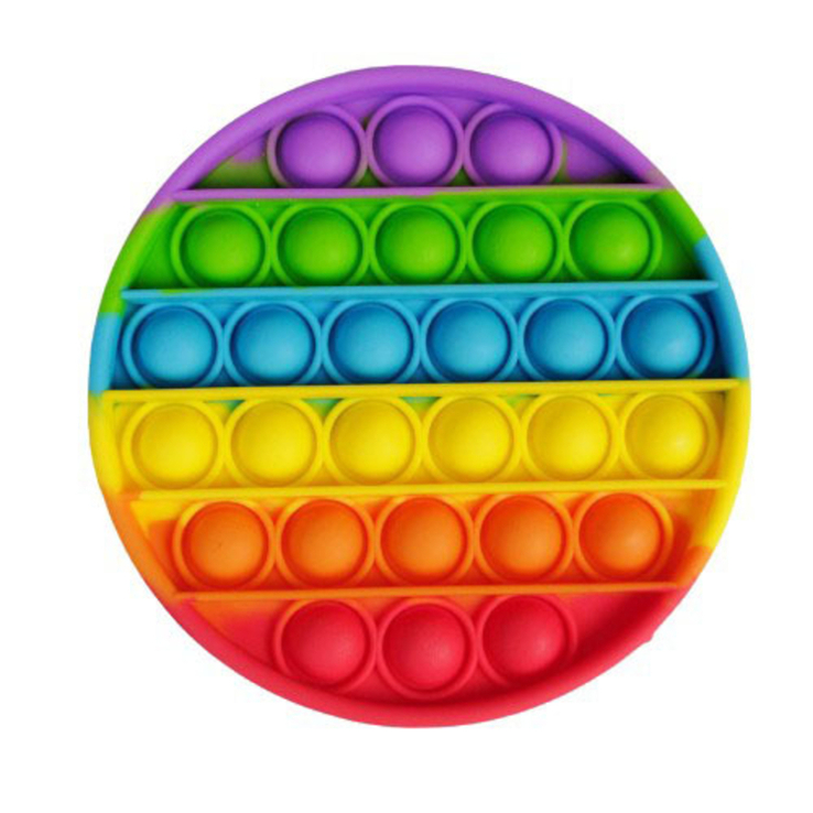 Игрушка-антистресс Pop It. Сенсорная игрушка Поп Ит. Нажми пузырь. Разноцветный круг, фото №7