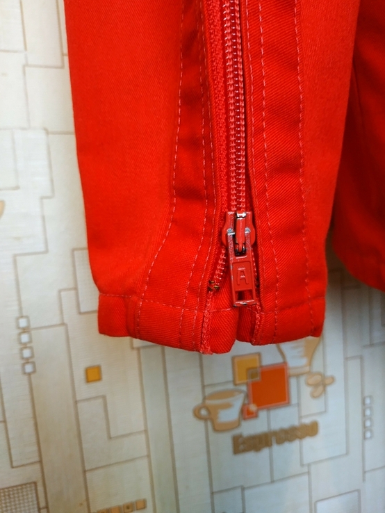 Куртка робоча червона ARY коттон полиестер р-р 52 (відмінний стан), photo number 6