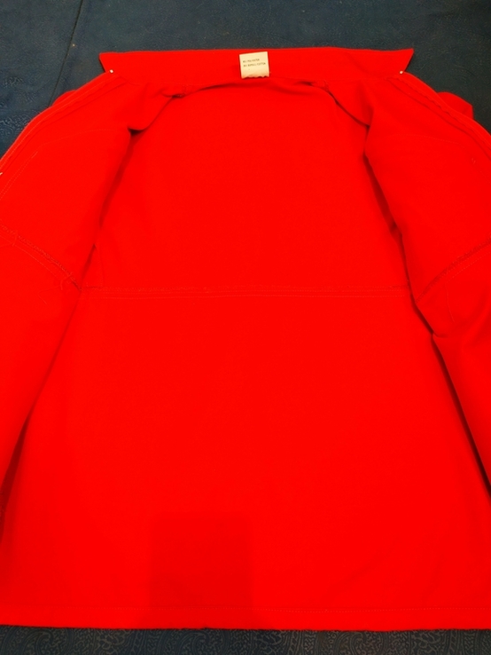Куртка робоча червона ARY коттон полиестер р-р 52 (відмінний стан), numer zdjęcia 8