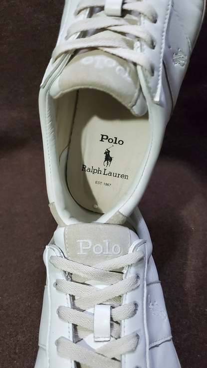 Кожаные кроссовки POLO Ralph Lauren SAYER ( p 42 / 27.5 см ), photo number 9
