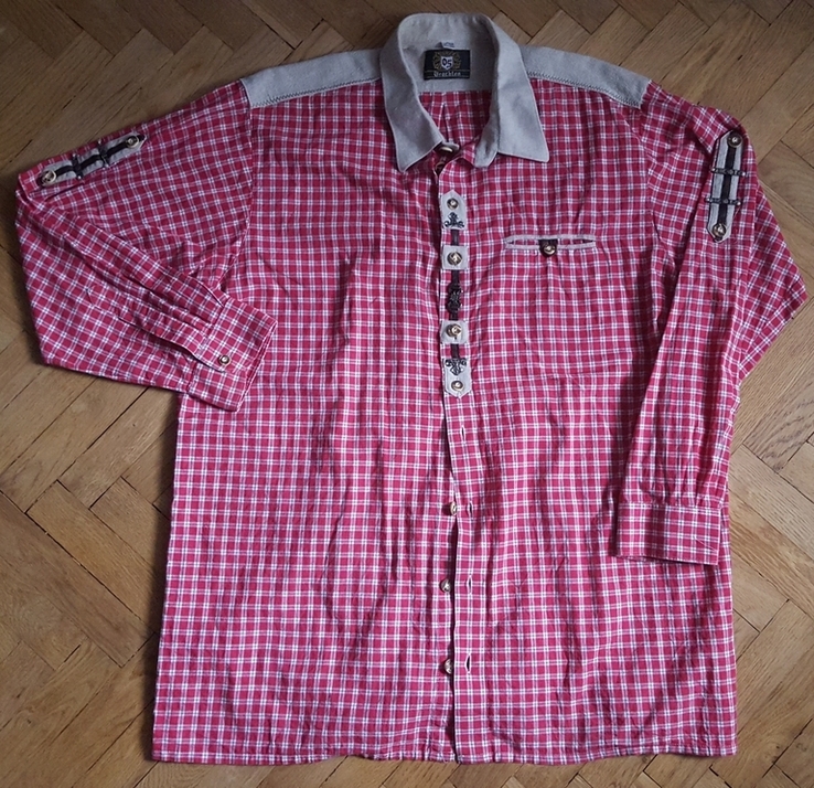 Вінтажна сорочка в баварському стилі Grachten, фото №2