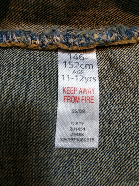 Куртка джинсова FLIPKCAB коттон на зріст 146-152 см(підліток), фото №11