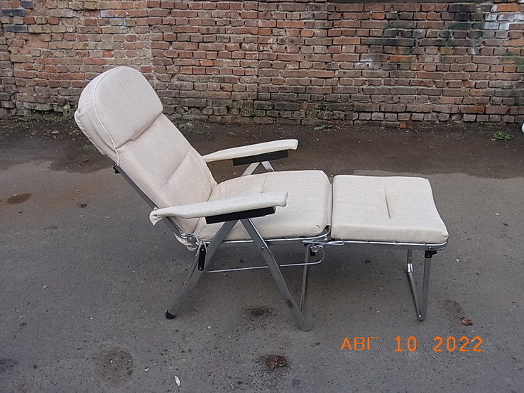 Шезлонг - крісло мягке розкладне made ITALY з Німеччини, photo number 4