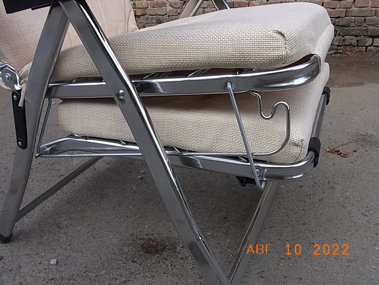 Шезлонг - крісло мягке розкладне made ITALY з Німеччини, фото №12