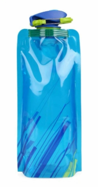 Туристическая мягкая, складная бутылка 700 ml (1124), фото №5