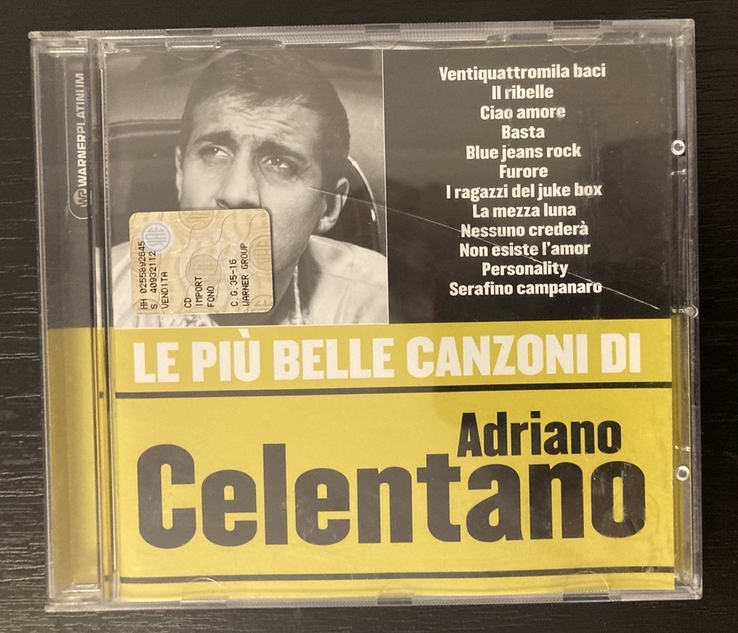 Celentano (le piu belle canzoni li) фирменный Италия, фото №2