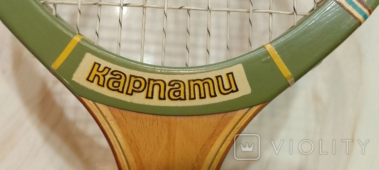 Vintage tennis racket "Karpaty" of the USSR, photo number 11