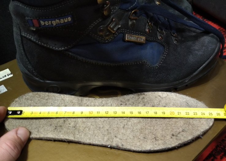 Ботинки треккинговые Berghaus+Gore-Tex р-р. 39-й (25 см), фото №11