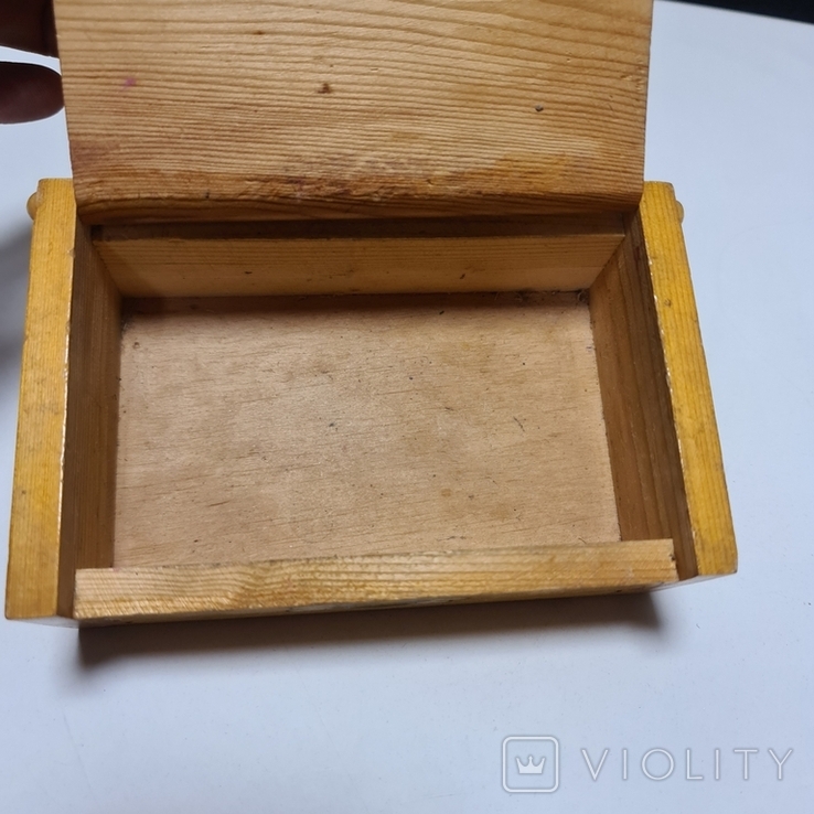 Коробочка деревянная (шкатулка), фото №6