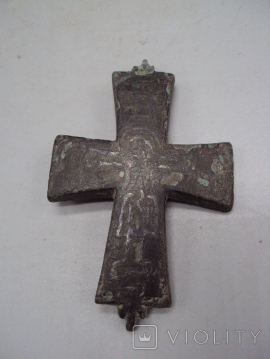 Крест мощевик Киевская Русь бронза крест мощевой Киевской Руси высота 8,9 см