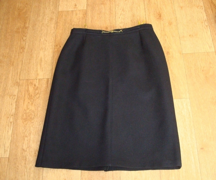  C&amp;A Canda 100 % шерсть женская теплая зимняя юбка черная, фото №7