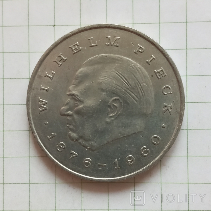 Германия 20 марок 1972 год ГДР "Вильгельм Пик", photo number 2