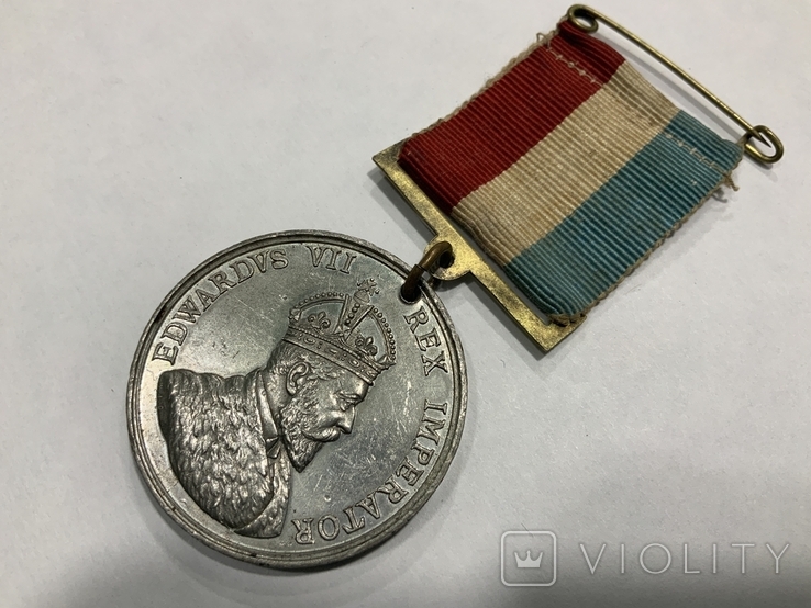 Медаль Великобританія 1909 рік, фото №3
