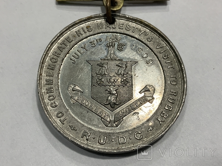 Медаль Великобританія 1909 рік, фото №6