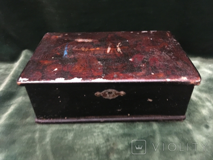 Шкатулка коробок для чая РИ до 1917 года см. видео обзор, photo number 3