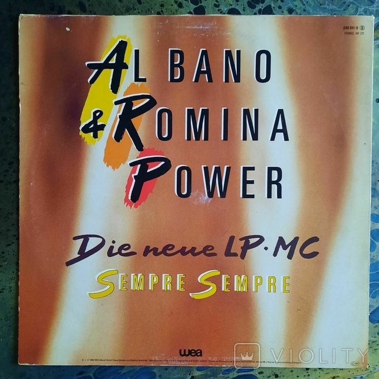 Al Bano Romina Power / Sempre Sempre // Maxi-Single // 1986 // Germany / WEA / Vinyl, photo number 4