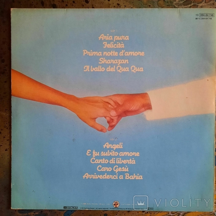 Al Bano Romina Power / Felicita // 1982 // Baby Records / Germany / Vinyl / LP / Album, photo number 4