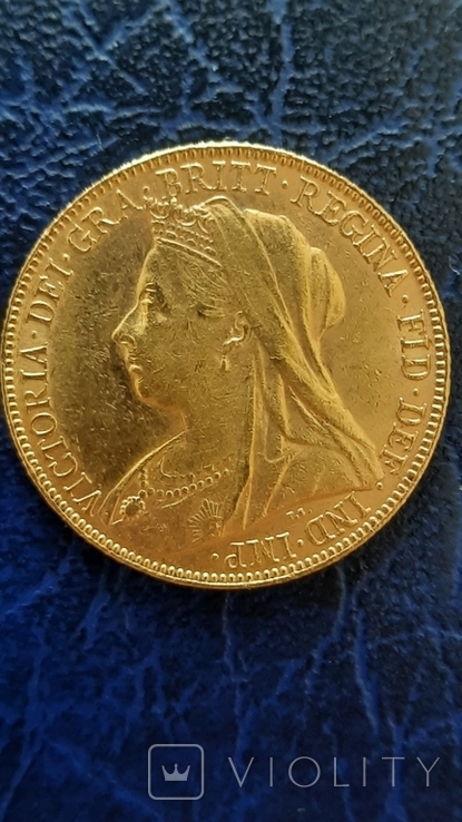 Соверен Фунт 1898 Вікторія Великобританія, фото №2