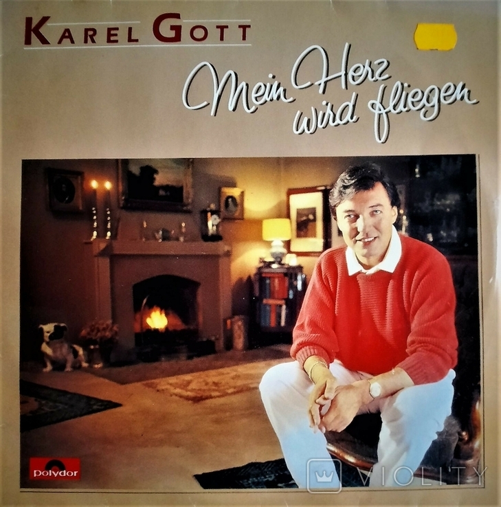 Karel Album Herz Карел Fliegen Vinyl / / Gott «VIOLITY» Mein //1986// / Готт LP // Wird - / Polydor