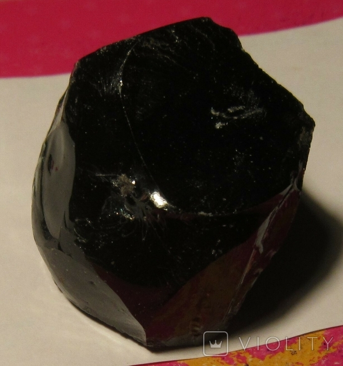 Красивый черный камень, фото №3
