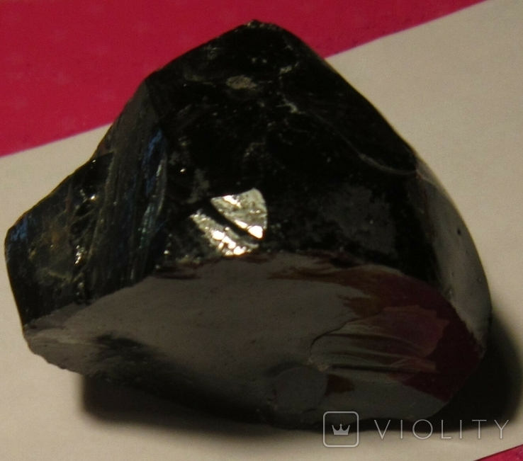 Красивый черный камень, фото №4