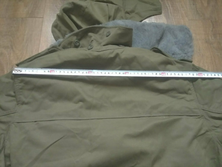 Куртка однотонная М-85 с зимней подстежкой (Чехия) р.172-94. №37, фото №7
