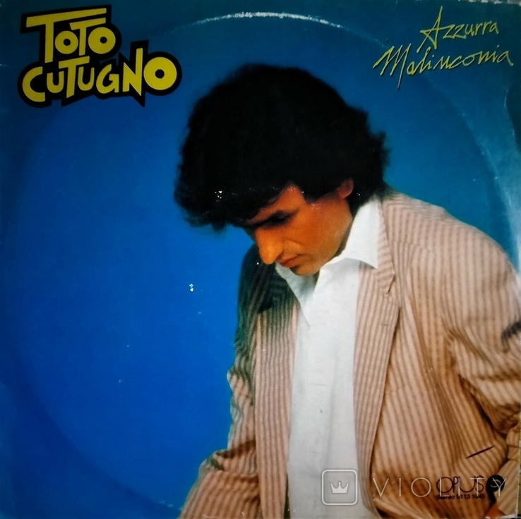 Toto Cutugno / Azzurra Malinconia / 1987 / Тото Кутуньо / Opus / EMI / Vinyl / LP / Album, photo number 2