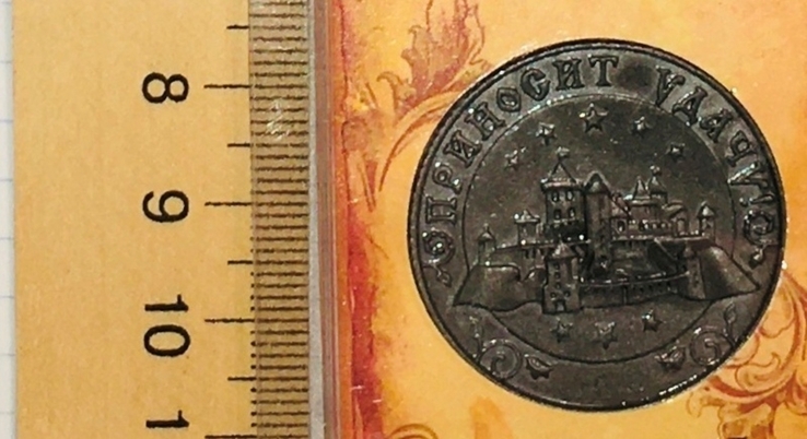 Сувенирная счастливая монета Жар-Птица / Сувенірна щаслива монета Жар-Птиця, фото №4