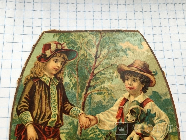 Накладка на коробок из под конфет до 1917 года см. видео обзор, фото №7