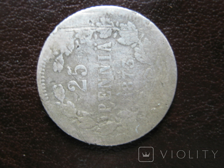 25 пенни 1873 года., фото №5