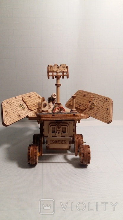 Деревянная модель Марсоход Nassa Vagabond Rover 503 V2. Rokr США., фото №6