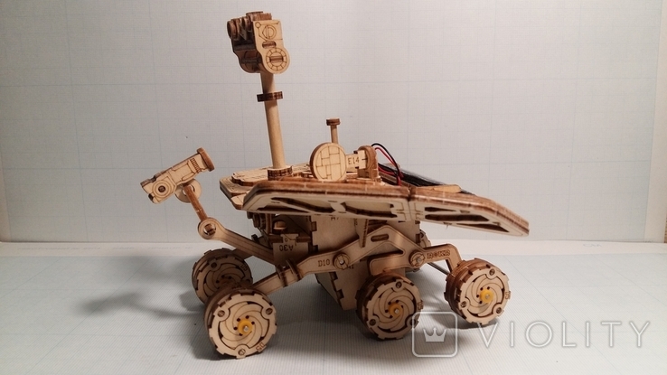 Деревянная модель Марсоход Nassa Vagabond Rover 503 V2. Rokr США., фото №2