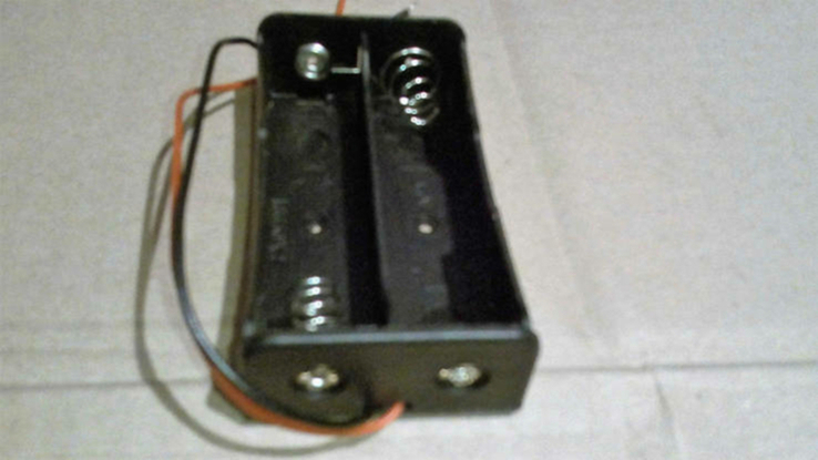 Холдер для двох акумуляторів 18650
