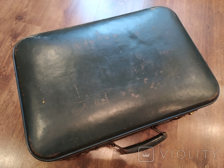 Echt Vulcanfiber suitcase, 1940s, photo number 9