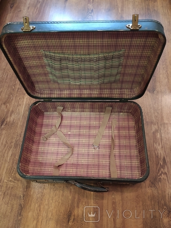 Echt Vulcanfiber suitcase, 1940s, photo number 11