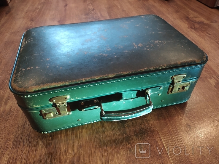 Echt Vulcanfiber suitcase, 1940s, photo number 2