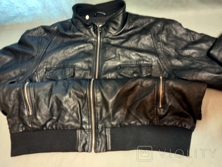  bomber jacket men's jacket eco-leather, photo number 8