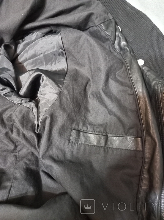  bomber jacket men's jacket eco-leather, photo number 13
