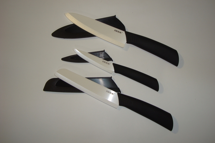 Набір керамічних ножів Ikea Hackig, 602.430.91, photo number 6