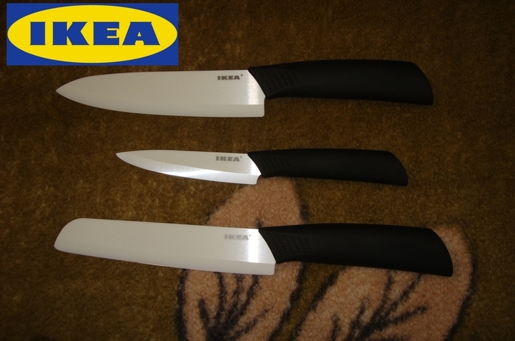 Набір керамічних ножів Ikea Hackig, 602.430.91