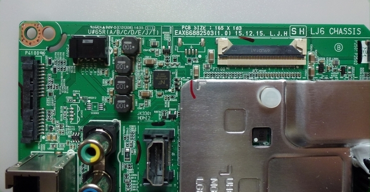 Main board EAX66882503, EBT64235402 LG 65UH6150, фото №3