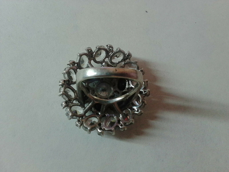 Огромное кольцо, серебро 925 пробы., фото №6