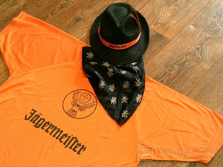 Jgermeister - комплект футболка ,шляпа,платок, фото №5