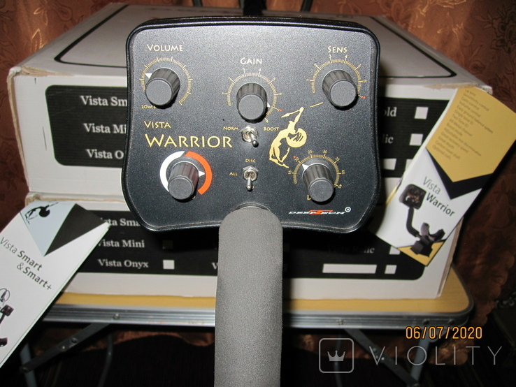 Металлоискатель DeepTech Vista Warrior 18 кГц. Две поисковые катушки., фото №3