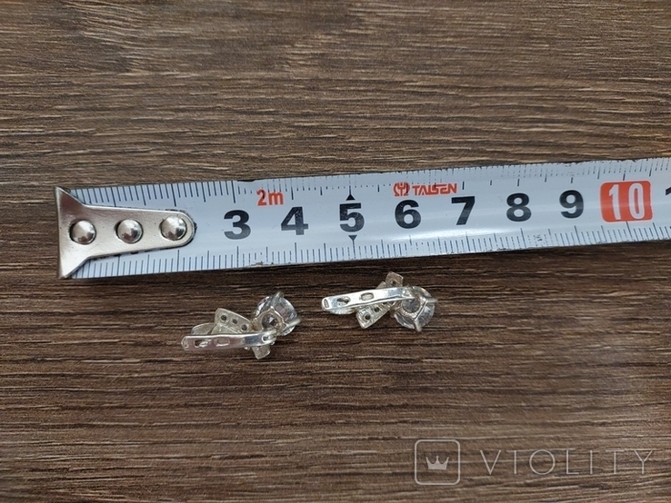 Сережки серьги серебро Украина 925 проба, photo number 4